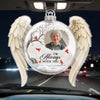 Personalized Photo Acrylic Car Ornament - Sympathy Gift For Family - I'm Always With You