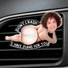 Personalized Photo Squishy Acrylic Car Vent Clip - Anniversary Funny Gift For Couple – Keep Your Hands On This