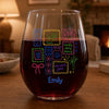 Personalized Wine Glass – Mahjong Gifts, Gifts For Mahjong Player – One More Game