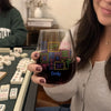 Personalized Wine Glass – Mahjong Gifts, Gifts For Mahjong Player – One More Game