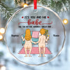Personalized Glass Ornament – Christmas, Anniversary Gift For Couple – It's You And Me