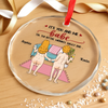 Personalized Glass Ornament – Christmas, Anniversary Gift For Couple – It's You And Me