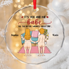 Personalized Glass Ornament – Christmas, Anniversary Gift For Couple – It's You And Me
