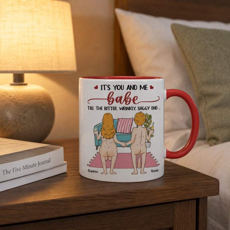 Personalized Accent Mug – Anniversary Gift For Couple – It's You And Me