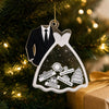 Personalized 3 Layers Shaker Ornament -  Christmas, Wedding Gift For Couple - Making Memories Together