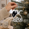 Personalized 3 Layers Shaker Ornament -  Christmas, Wedding Gift For Couple - Making Memories Together