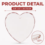 Personalized First Christmas Married Heart Glass Ornament – Wedding Gift For Couple – Our First Christmas As Mr & Mrs