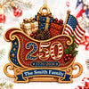 Personalized Wooden Ornament – America 250th Anniversary, Christmas Gift For Family – Legacy Of Liberty