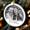 Personalized Photo Ceramic Ornament - Christmas Gift For Sister, Bestie, Best Friend - My Unpaid Therapist