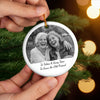 Personalized Photo Ceramic Ornament - Christmas Gift For Sister, Bestie, Best Friend - My Unpaid Therapist