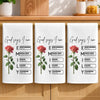 Personalized Kitchen Towel – Birthday Gift For Sister, Bestie, Best Friend – Bloom Through Life