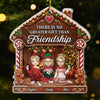 Personalized Acrylic Ornament – Christmas Gift For Sister, Bestie, Best Friend – Laughter Looks Good on Us
