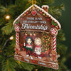Personalized Acrylic Ornament – Christmas Gift For Sister, Bestie, Best Friend – Laughter Looks Good on Us