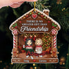 Personalized Acrylic Ornament – Christmas Gift For Sister, Bestie, Best Friend – Laughter Looks Good on Us