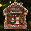 Personalized Acrylic Ornament – Christmas Gift For Sister, Bestie, Best Friend – Laughter Looks Good on Us