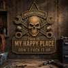 Personalized Wood Sign – Gift For Men, Yourself – Where Problems Get Fixed