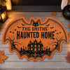 Personalized Shaped Doormat – Halloween Gift For Family – No Tricks Just Treats