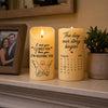 Personalized LED Candle - Anniversary Gift For Couple - Sweetest Anniversary Light