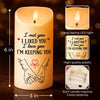 Personalized LED Candle - Anniversary Gift For Couple - Sweetest Anniversary Light