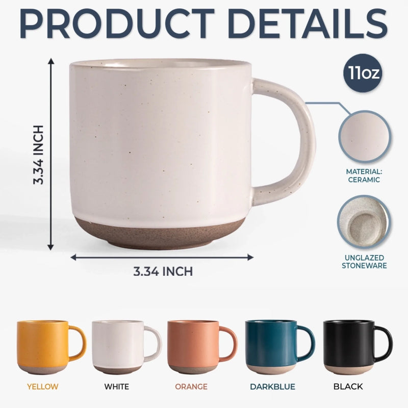 Personalized Pottery Mug - Anniversary Gift For Couple - Better Together Always