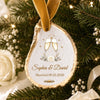 Personalized Oyster-Shaped Ornament – Christmas, Anniversary Gift For Couple – Sweetest Christmas With You