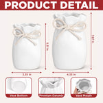 Custom Name Address Housewarming Gifts - Personalized Ceramic Flower Vase
