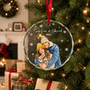 Personalized Photo Glass Ornament – Christmas, Anniversary Gift For Couple – Always Choose You