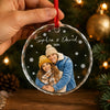 Personalized Photo Glass Ornament – Christmas, Anniversary Gift For Couple – Always Choose You