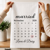 Personalized Kitchen Towel – Anniversary Gift For Couple – A Timeless Love