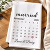 Personalized Kitchen Towel – Anniversary Gift For Couple – A Timeless Love