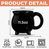Personalized Cauldron Coffee Mug – Halloween Gift For Grandma, Mom – Grandma Of Little Monsters