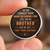 Personalized Pocket Hug – Birthday Gift For Brother, Sibling – Born To Be Brother