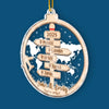 Personalized Acrylic Ornament – Christmas Gift For Family, Travel Lovers – Driven By Love United By Freedom