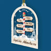 Personalized Acrylic Ornament – Christmas Gift For Family, Travel Lovers – Always Say Yes To New Adventures