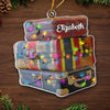 Personalized Acrylic Ornament - Christmas Gift For Travel Lovers - Travel More, Worry Less