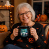 Personalized Cauldron Coffee Mug – Halloween Gift For Grandma, Mom – Grandma Of Little Monsters