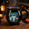 Personalized Cauldron Coffee Mug – Halloween Gift For Grandma, Mom – Grandma Of Little Monsters