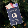 Personalized Acrylic Ornament - Christmas Gift For Travel Lovers - Take Only Memories, Leave Only Footprints