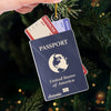 Personalized Acrylic Ornament - Christmas Gift For Travel Lovers - Take Only Memories, Leave Only Footprints