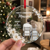 Personalized Glass Ornament – Christmas, Anniversary Gift For Couple – One Unforgettable Love Story