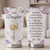 Personalized 3D Inflated Effect Printed Tumbler - Gift For Daughter, Granddaughter - You Make My World Brighter