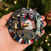 Personalized Acrylic Ornament – America 250th Anniversary, Christmas Gift For Family – Proud Of Our Roots