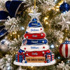 Personalized Acrylic Ornament – America 250th Anniversary, Christmas Gift For Family – Grateful For Our Freedom