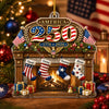 Personalized Acrylic Ornament – America 250th Anniversary, Christmas Gift For Family – Family And The American Spirit