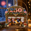 Personalized Acrylic Ornament – America 250th Anniversary, Christmas Gift For Family – Family And The American Spirit