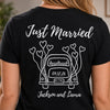 Personalized Couple T-shirt – Gift For Couple, Bride, Groom, Newlyweds – Mr & Mrs