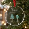 Personalized Glass Ornament - Christmas Gift For Sister, Brother, Family - Winter With You