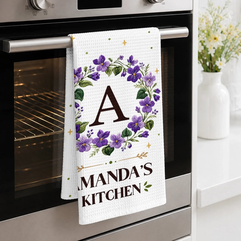 Personalized Kitchen Towel – Gift For Sister, Bestie, Best Friend – Our Little Homemade Paradise