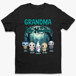 Personalized Unisex T-shirt, Sweatshirt, Hoodie – Halloween Gift For Grandma, Mom – Grandma Of Little Monsters