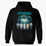 Personalized Unisex T-shirt, Sweatshirt, Hoodie – Halloween Gift For Grandma, Mom – Grandma Of Little Monsters